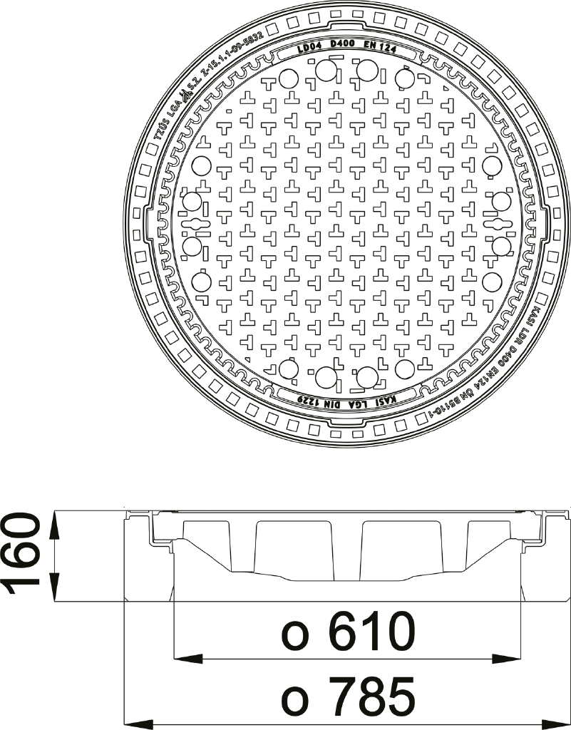 Poklop KDA04