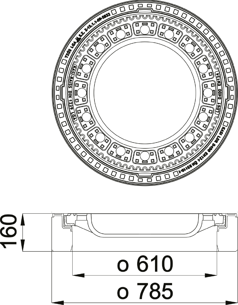 Poklop KDA61