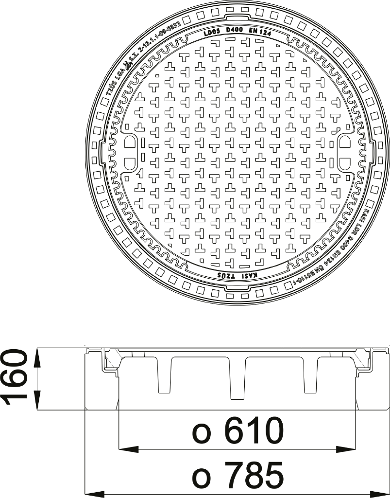 Poklop KDB05
