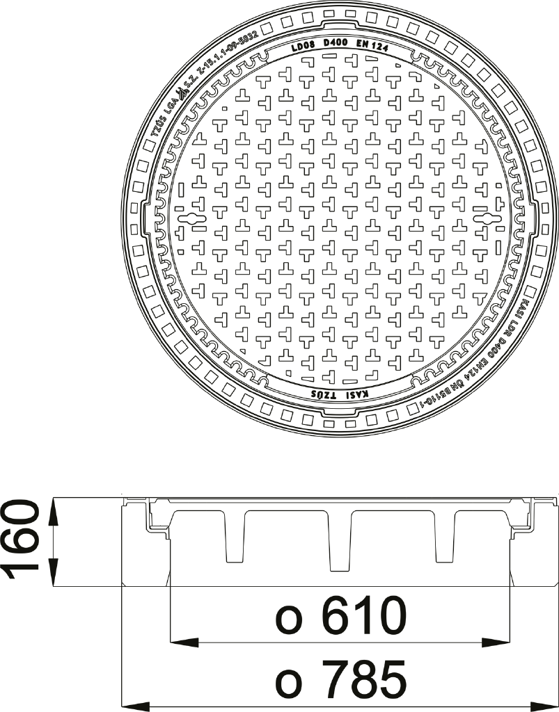 Poklop KDB08