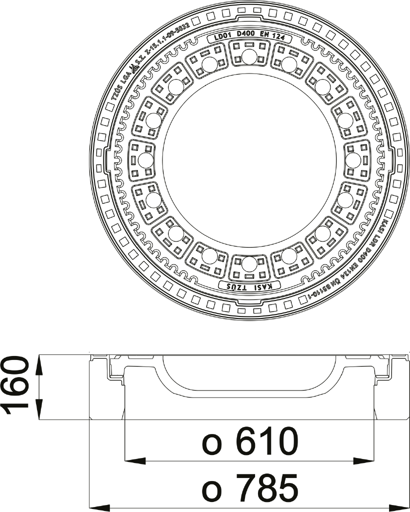 Poklop KDB20