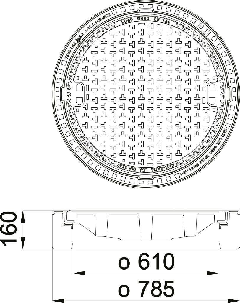 Poklop KDB69