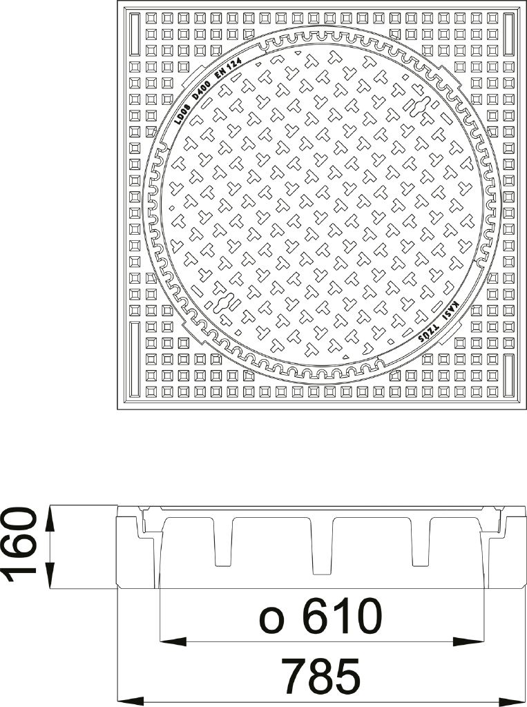 Poklop KDC28