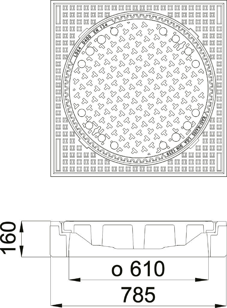 Poklop KDC64