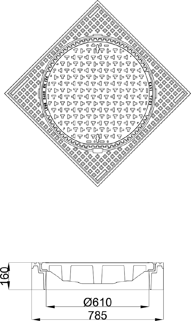 Poklop KDC68