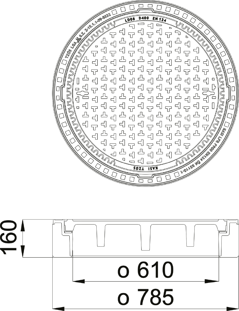 Poklop KDT08
