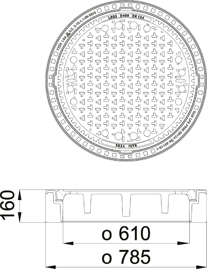 Poklop KDT23
