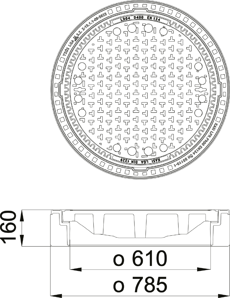 Poklop KDT24