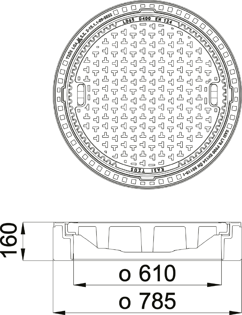 Poklop KDT65