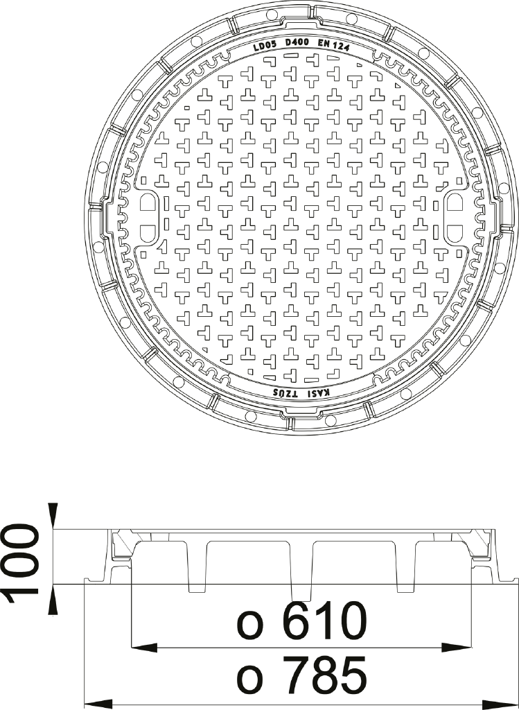 Poklop KDK05