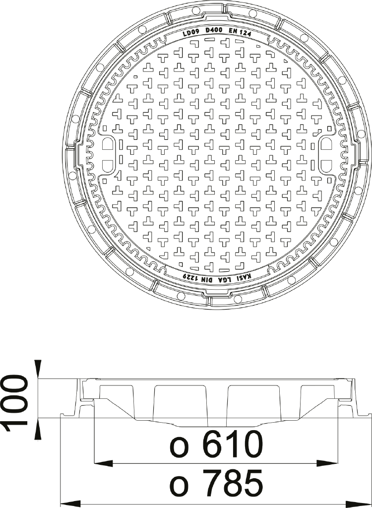 Poklop KDK09