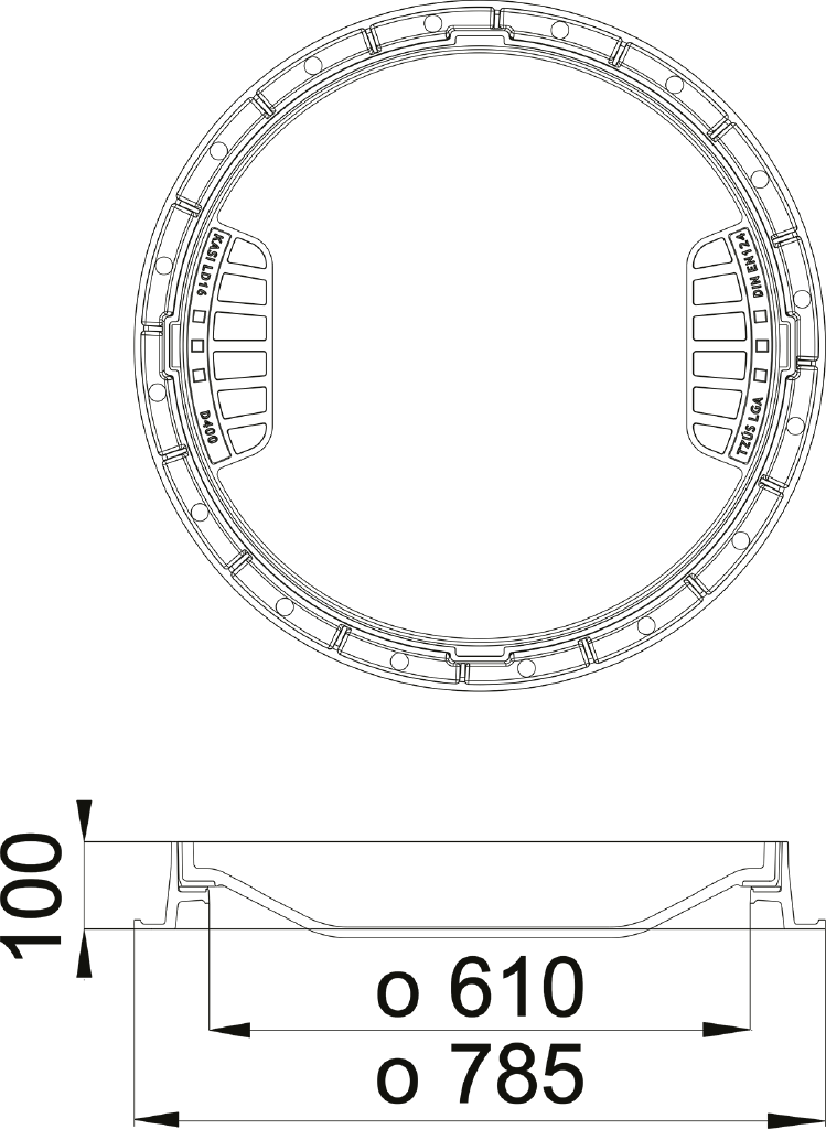 Poklop KDL16