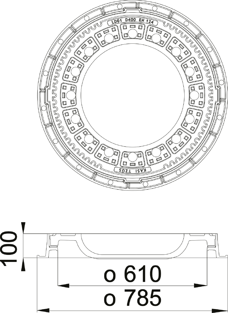 Poklop KDL20