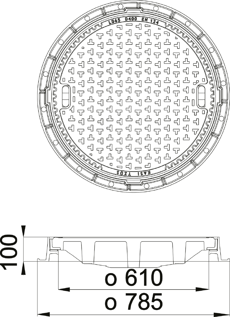 Poklop KDL65