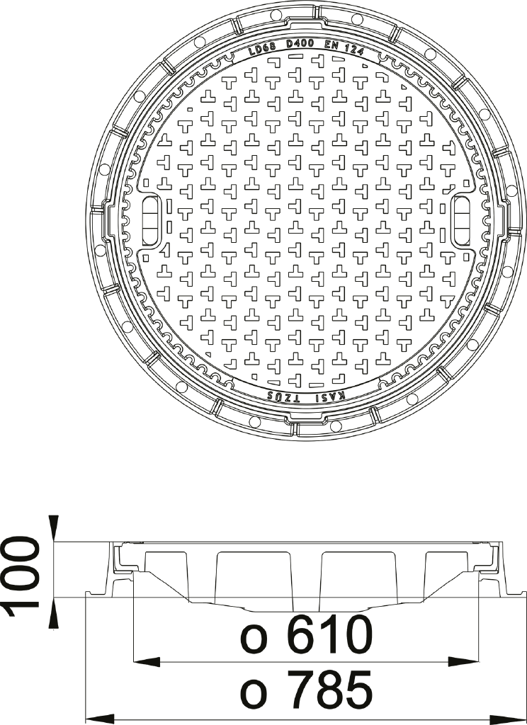 Poklop KDL68