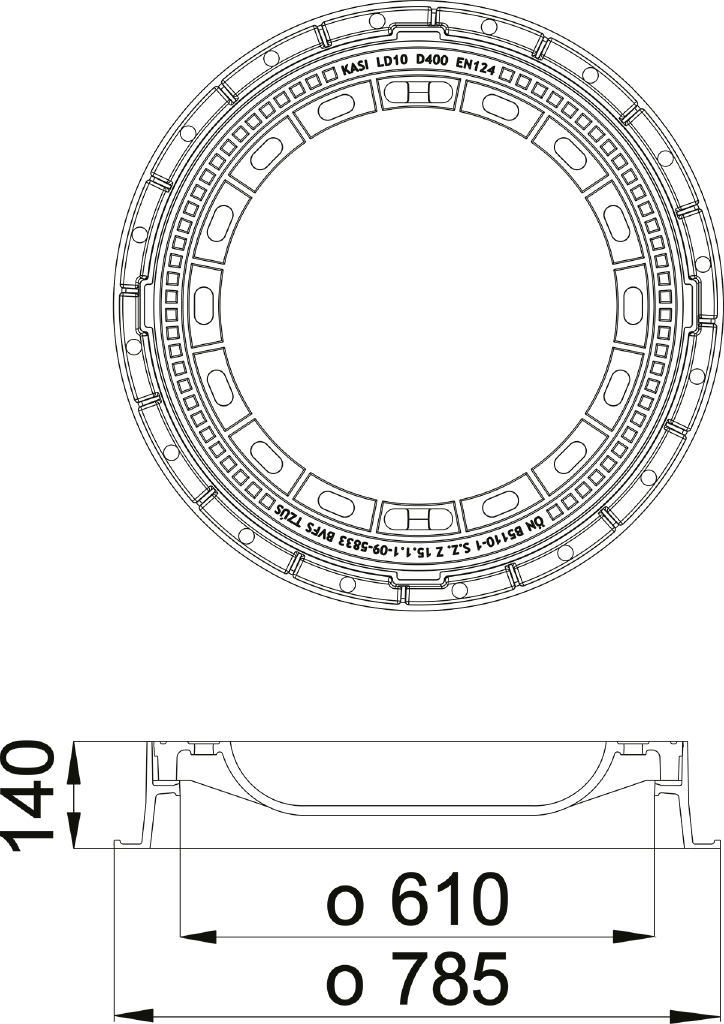 Poklop KDP10
