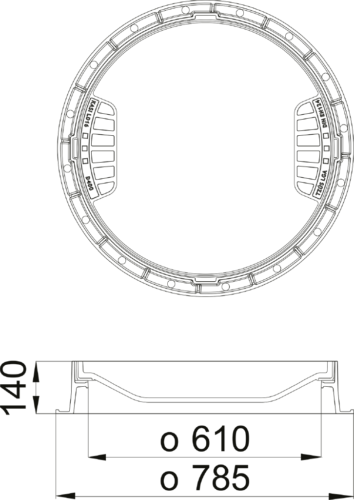 Poklop KDP16