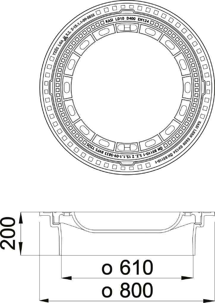 Poklop KDN10