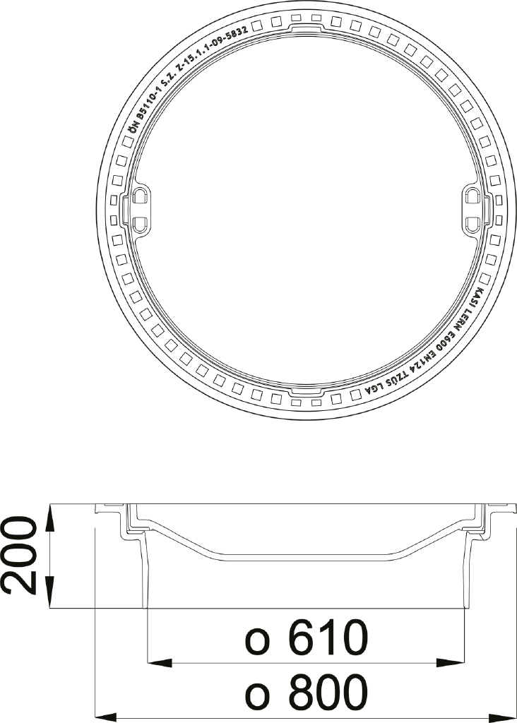 Poklop KDN12