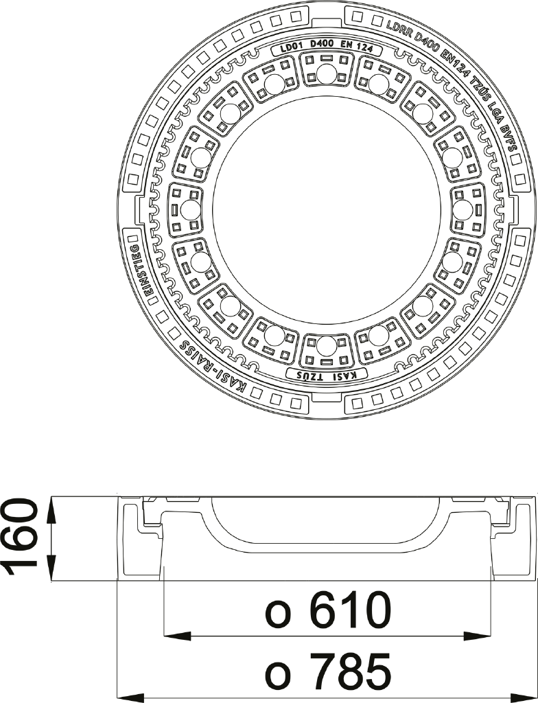 Poklop KDR20