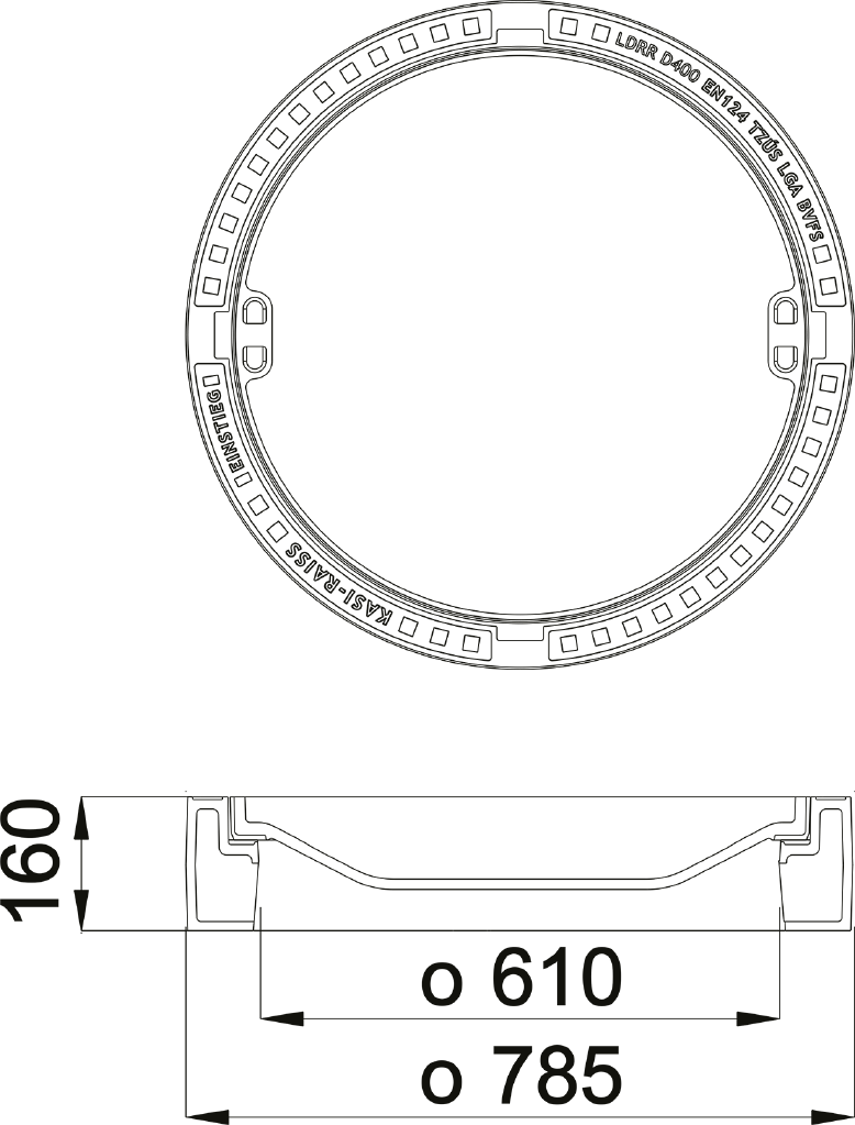 Poklop KDR62