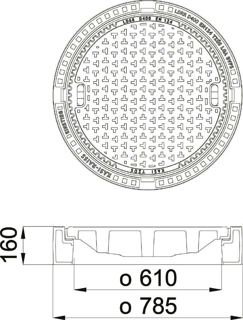 Poklop KDR68