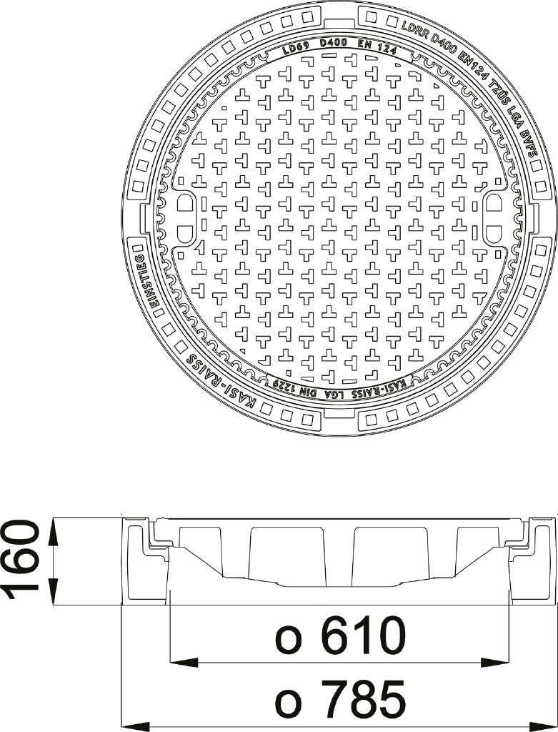 Poklop KDR69