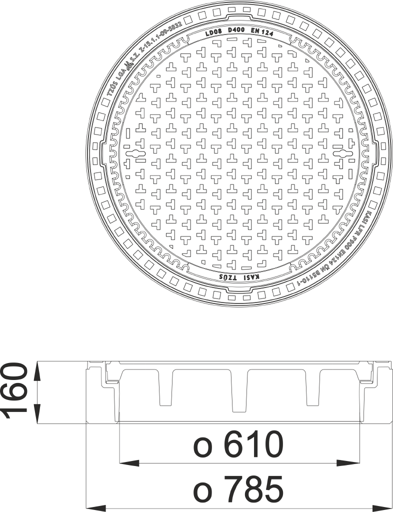 Poklop KDQ08