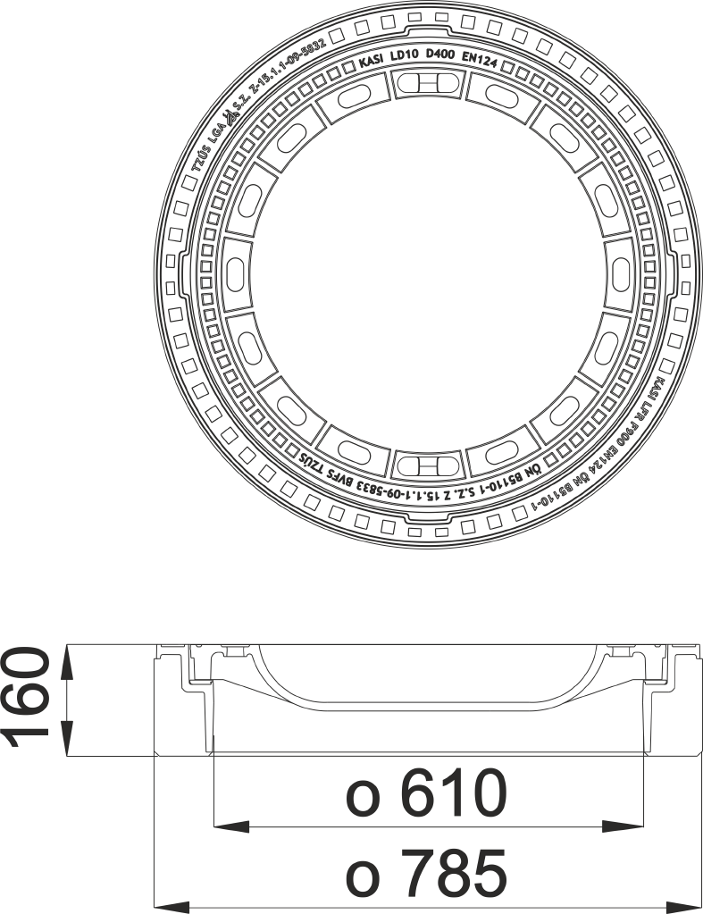 Poklop KDQ10