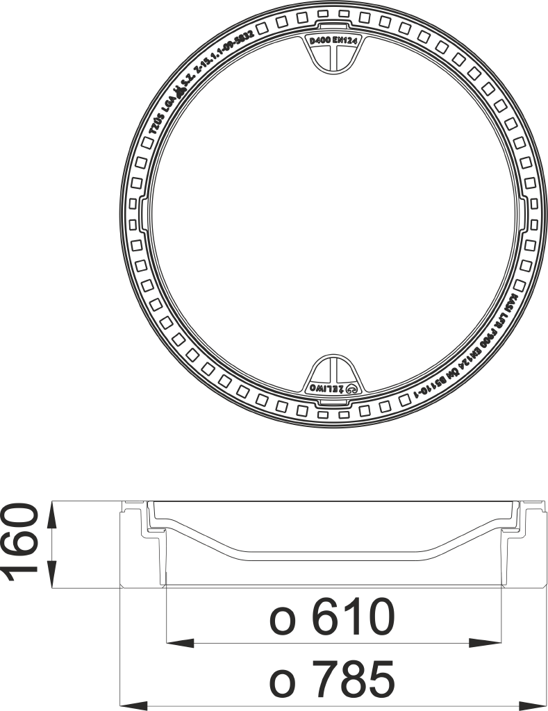 Poklop KDQ17