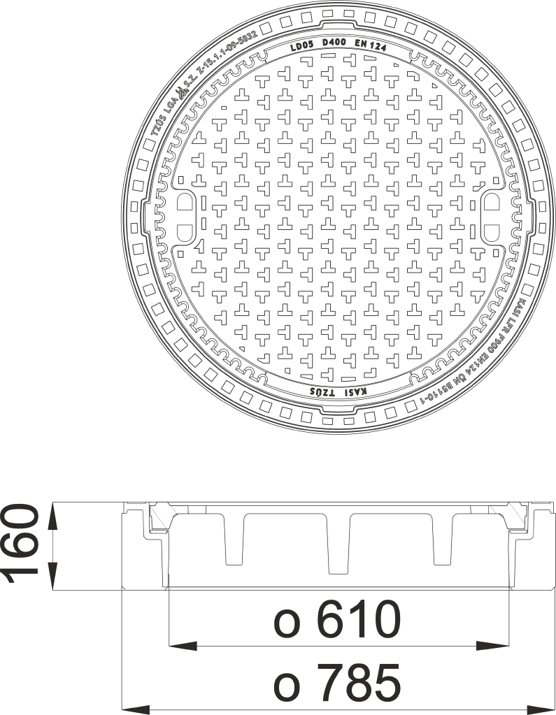 Poklop KDQ25