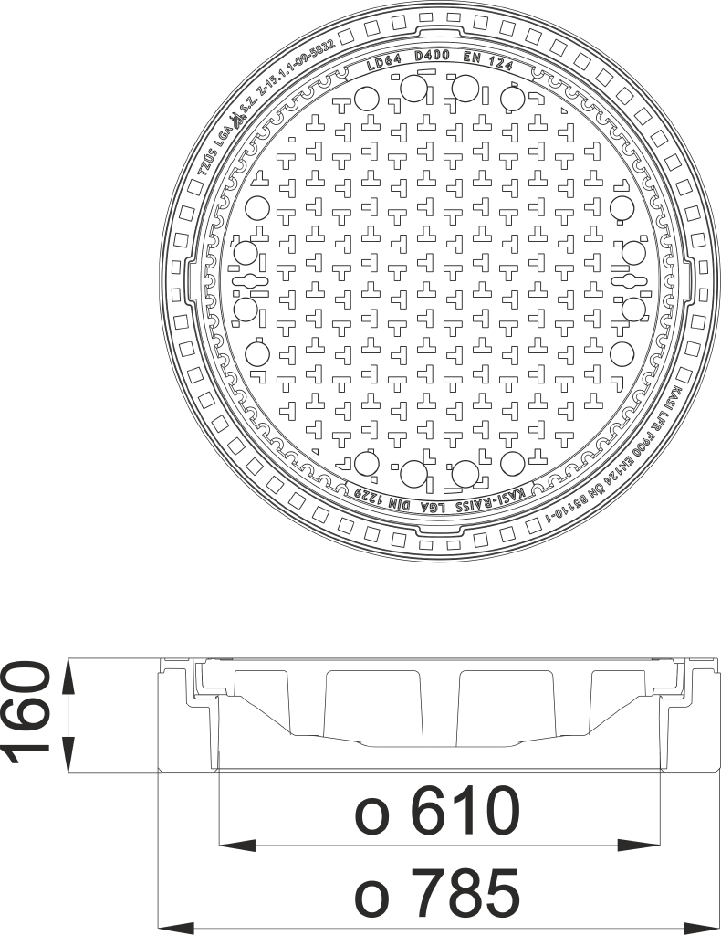 Poklop KDQ64