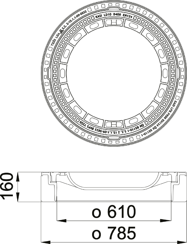 Poklop KDTE10