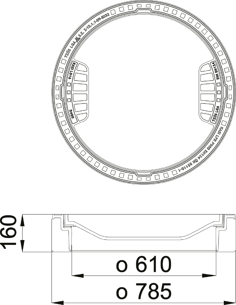 Poklop KDTE16