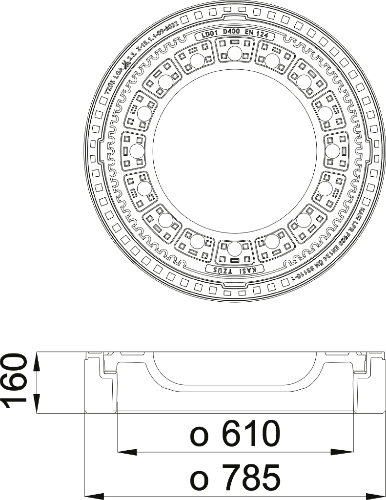 Poklop KDTE20