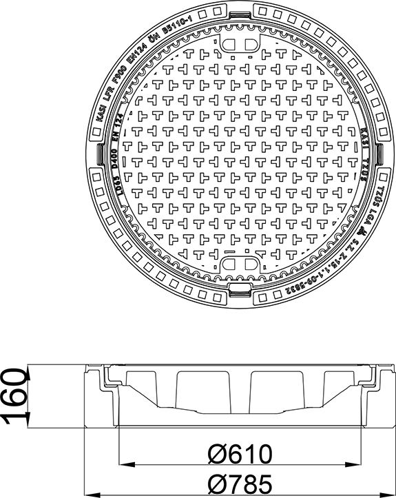 Poklop KDTE65