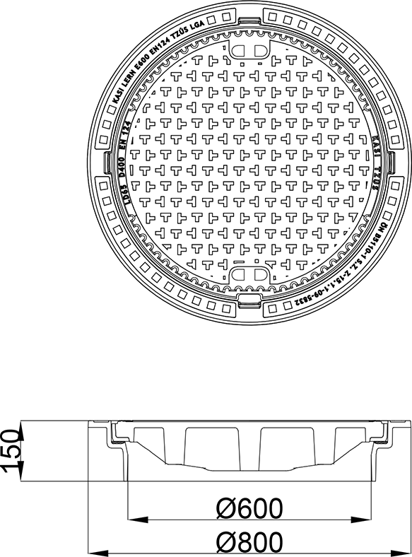 Poklop KEN65