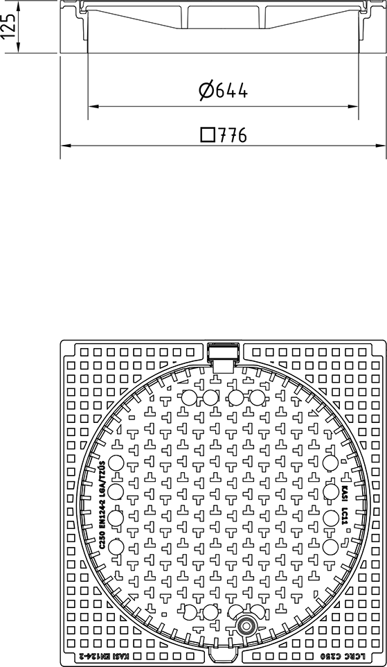 Poklop KCC12