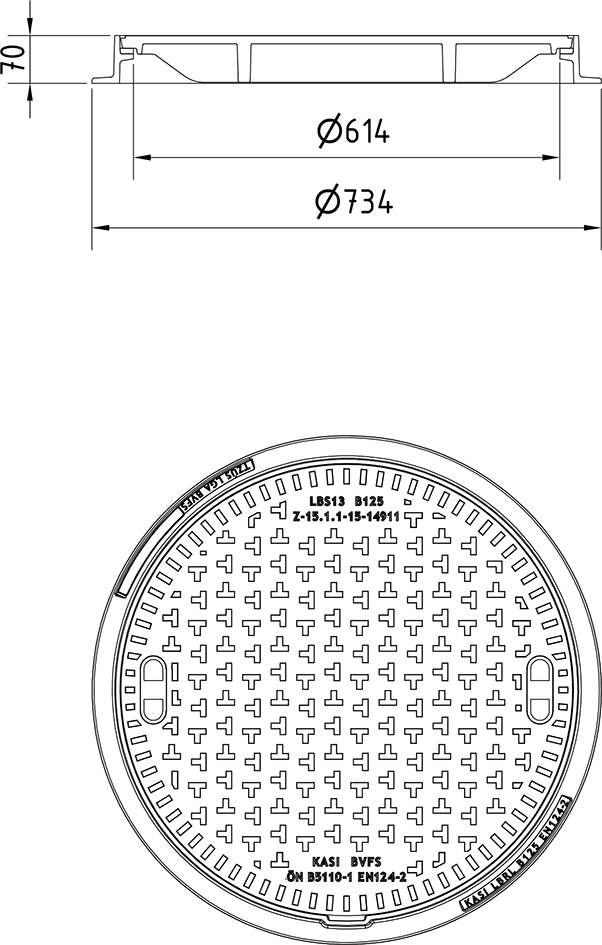 Poklop KBLG03