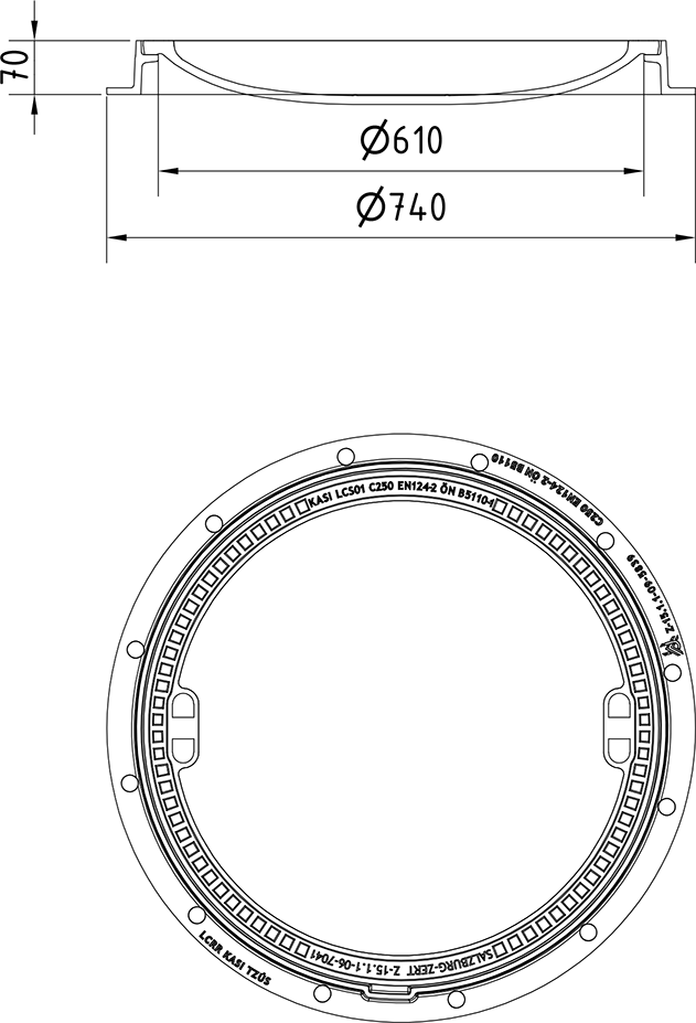 Poklop KCLR01