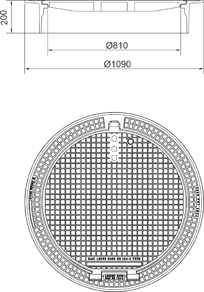 Poklop K8DM95C