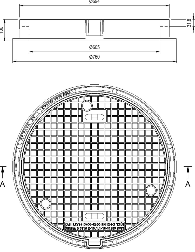 Poklop KELV14CS