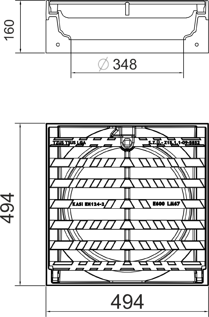 Mříž KM17PB4