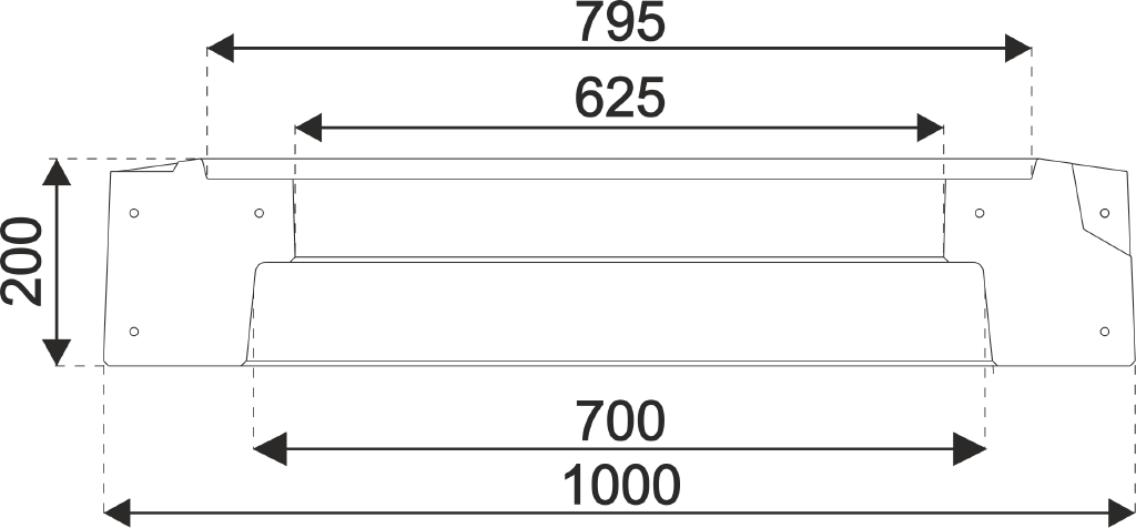 Roznášecí prstenec BORD1000-700