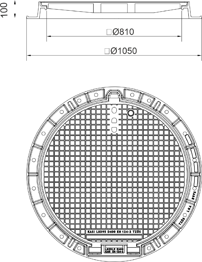 Poklop K8DL97C