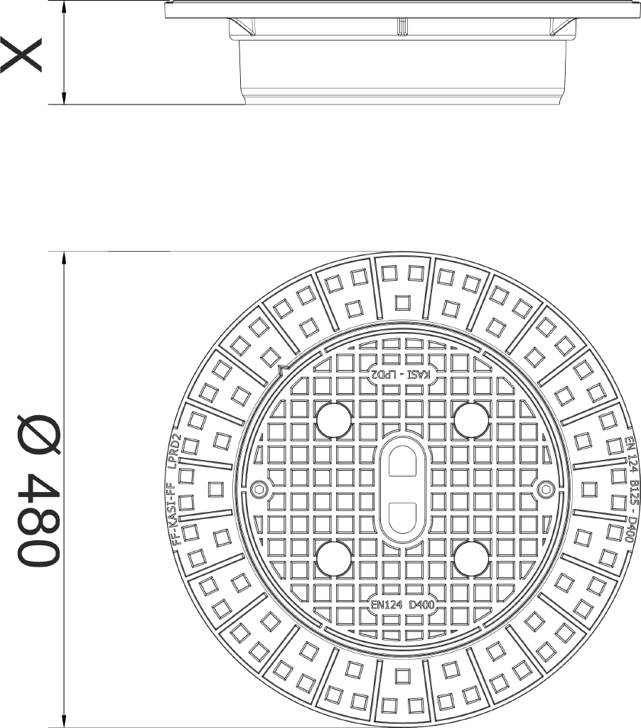 Poklop KDP2