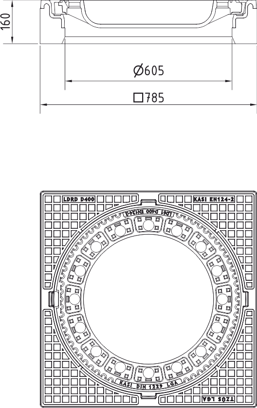 Poklop KDD61