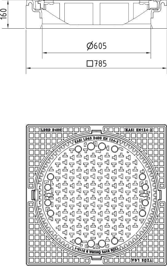 Poklop KDD63