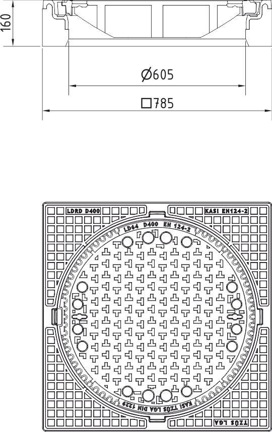 Poklop KDD64