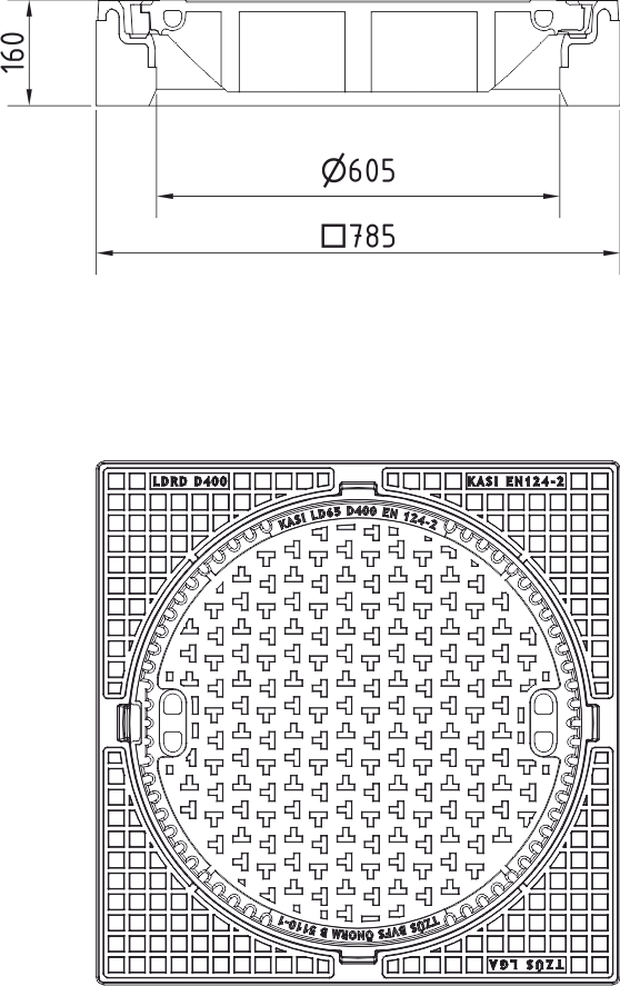 Poklop KDD65